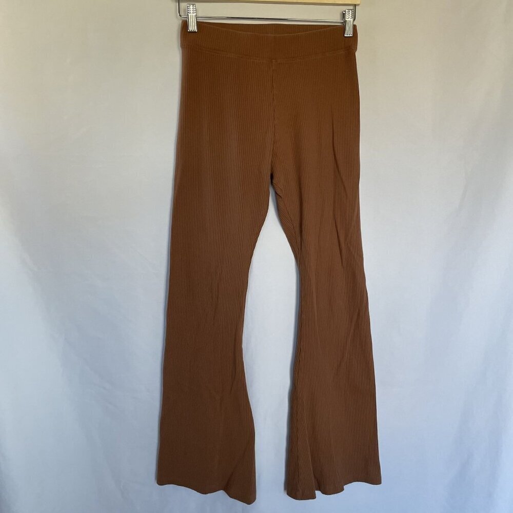 PINK Victoria's Secret brown bootcut pants comfortable stretch casual cotton M